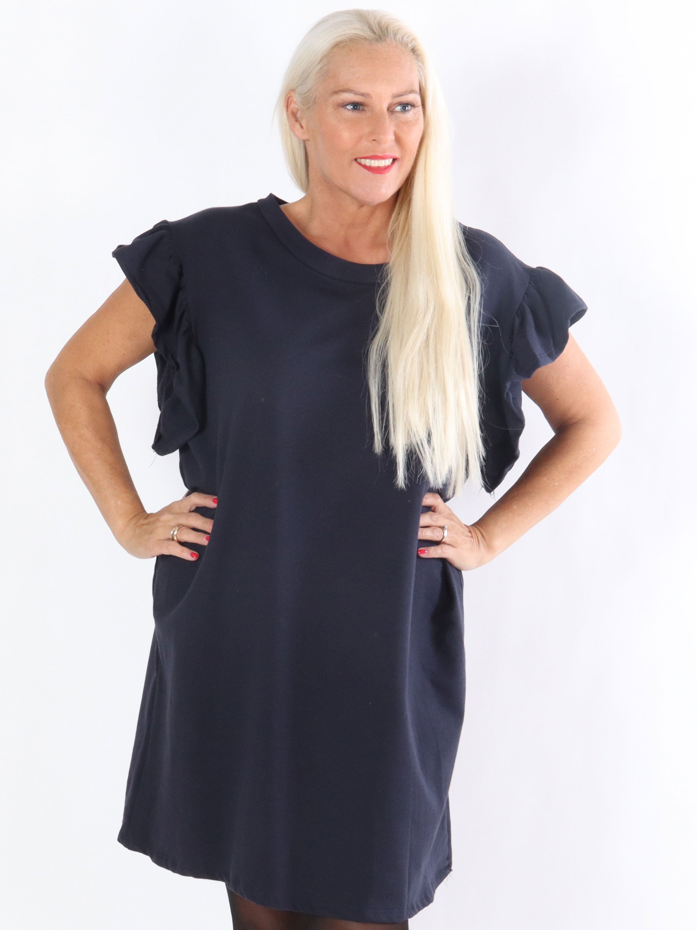 Sus - Tunikakjole med søde flæseærmer